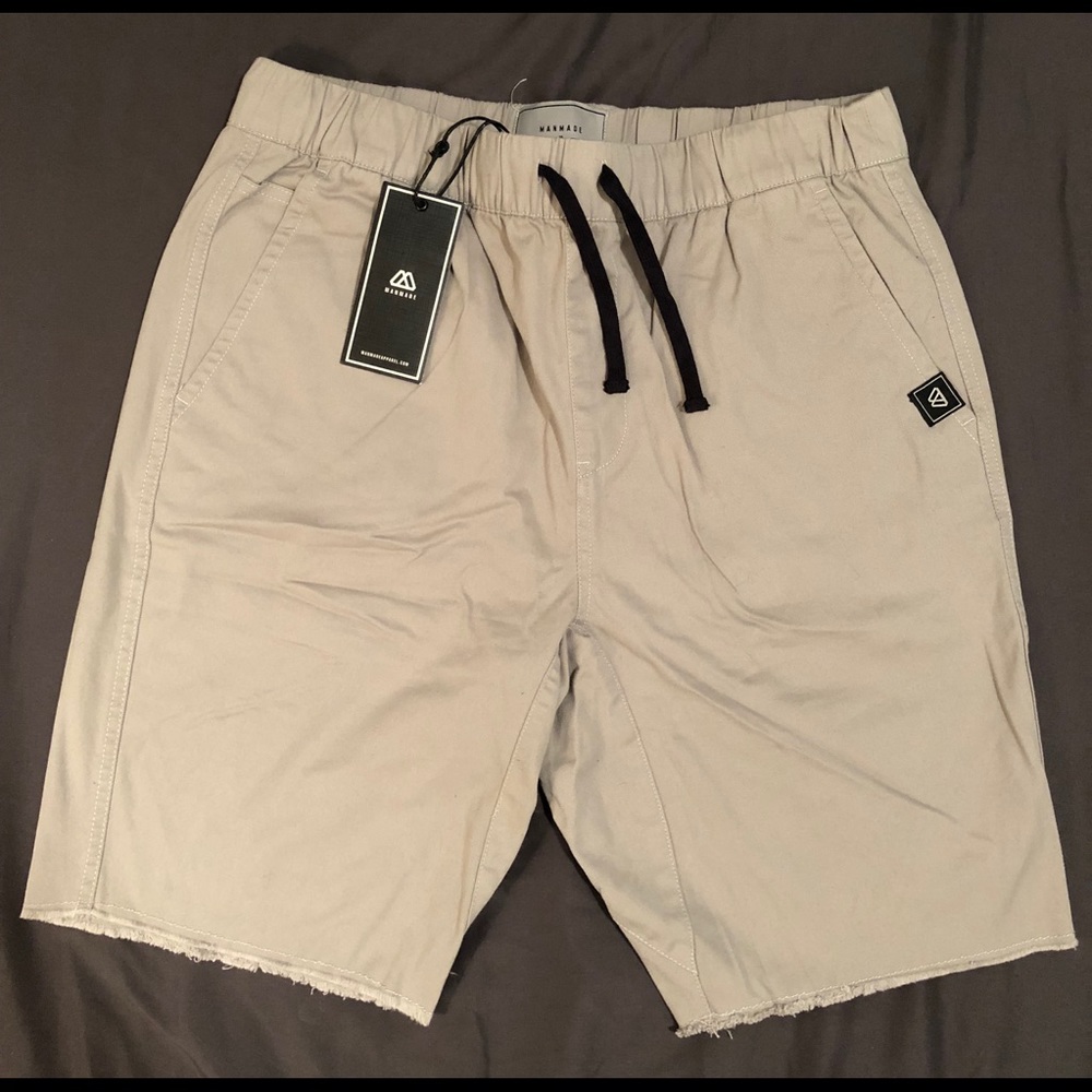 Manmade Apparel Grey Langford Chino Shorts